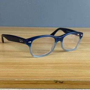 Ray Ban RB 1528 3581 Eyeglasses Acetate Blue Square Frame Only 48-16 130